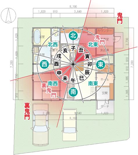 風水住宅|風水設計でたてる家のおすすめ間取りや玄関位置のご。